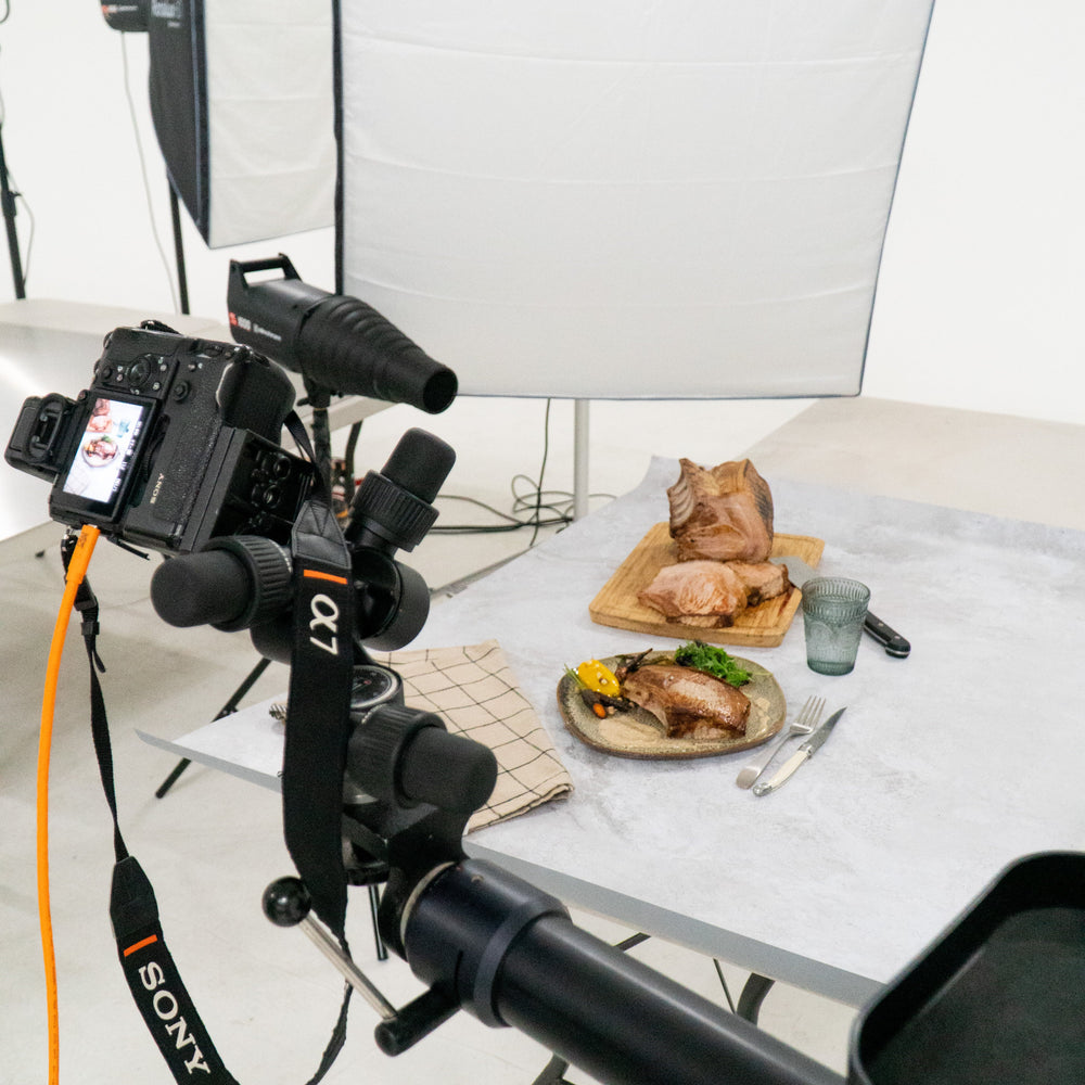 Shooting pour un catalogue alimentaire